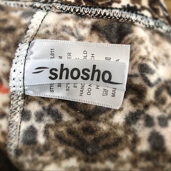 Shosho fleece lined print leggings - Picture 3 of 4